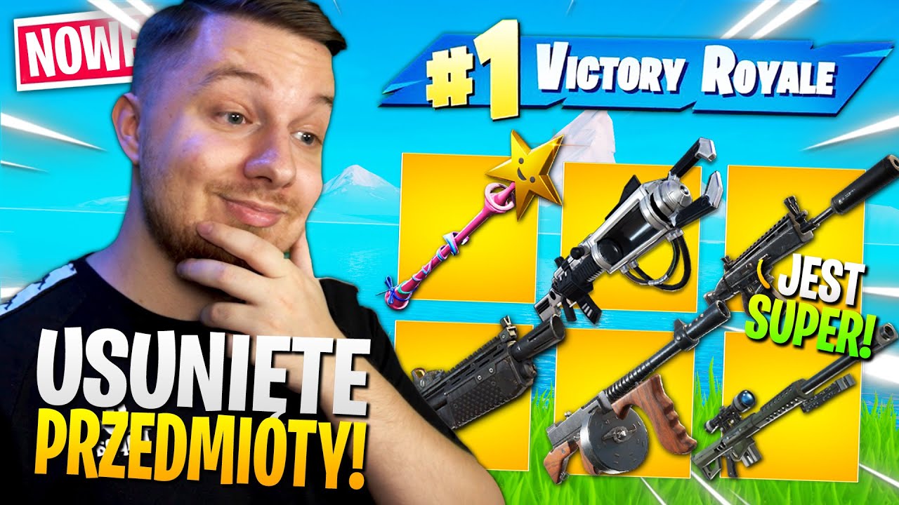 Tylko USUNIĘTE rzeczy CHALLENGE w Fortnite ... (mega TRUDNE!)