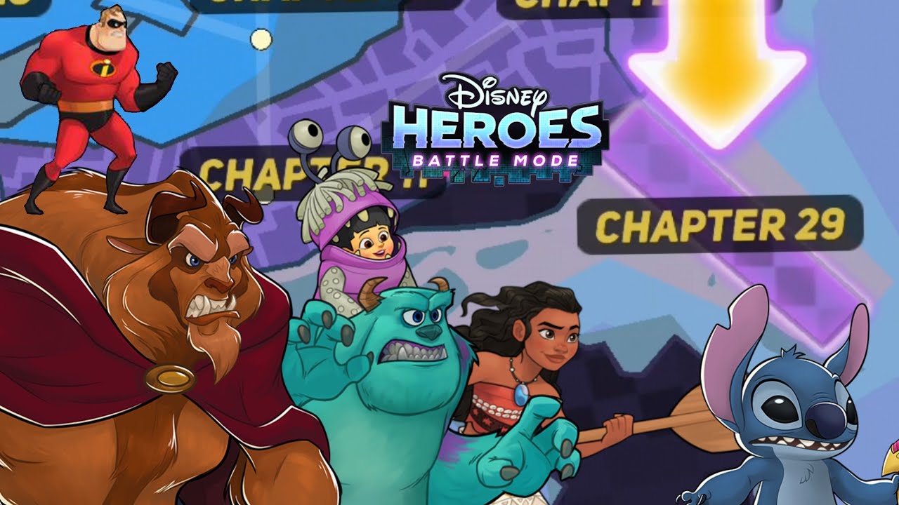 Disney Heroes Battle Mode CHAPTER 29 PROGRESS PART 775 Gameplay Walkthrough - iOS / Android