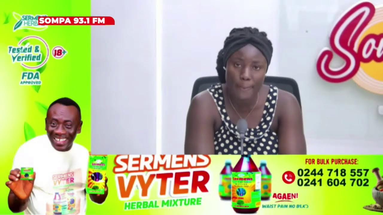 SOMPA NKOMO LIVE ON SOMPA TV/FM WITH YAA SERWAA II 12/12/25