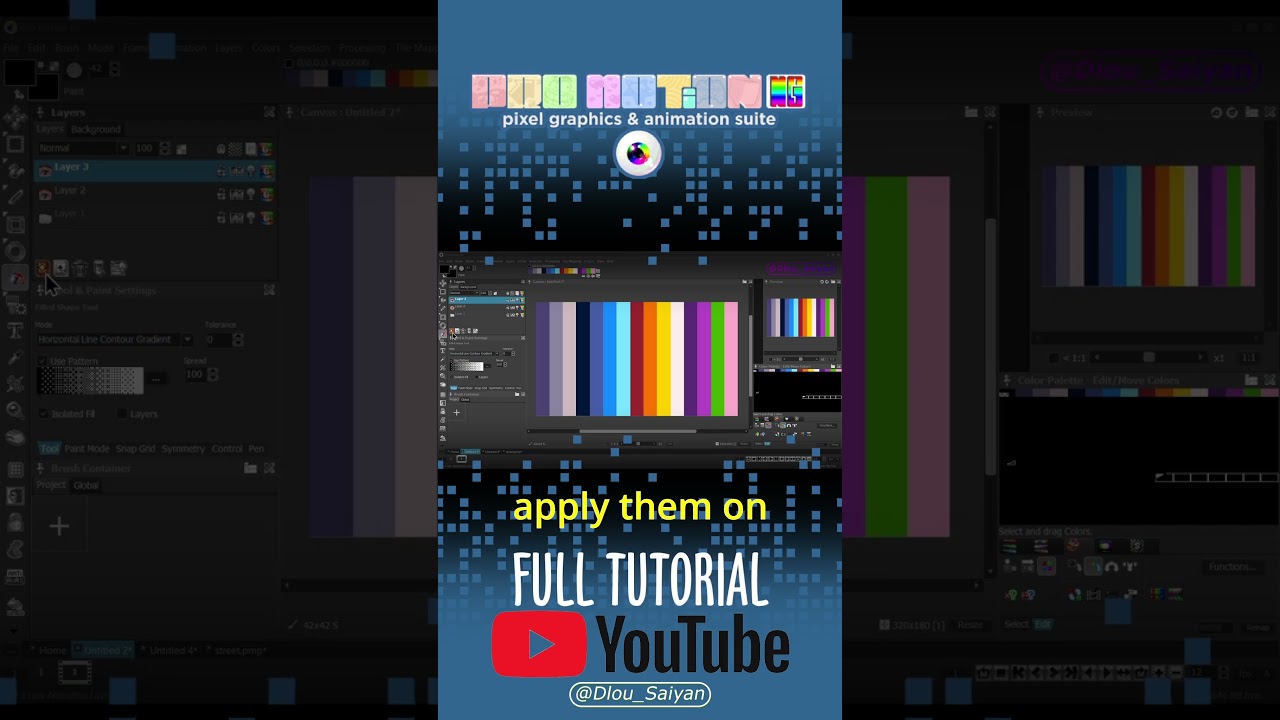 Colores y Gradientes en Pro Motion NG: Da Vida a tu Arte 