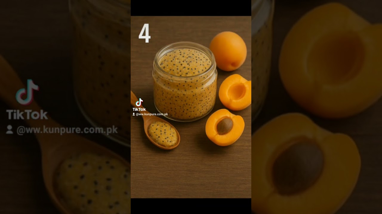 home made apricot scrub for smooth glass skin by kun pure