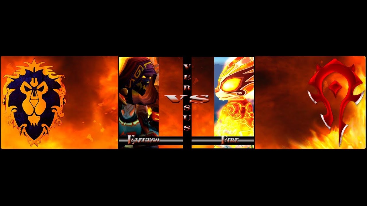 Pandaren Burning Fire Spirit Anubisath ONE SHOT HD