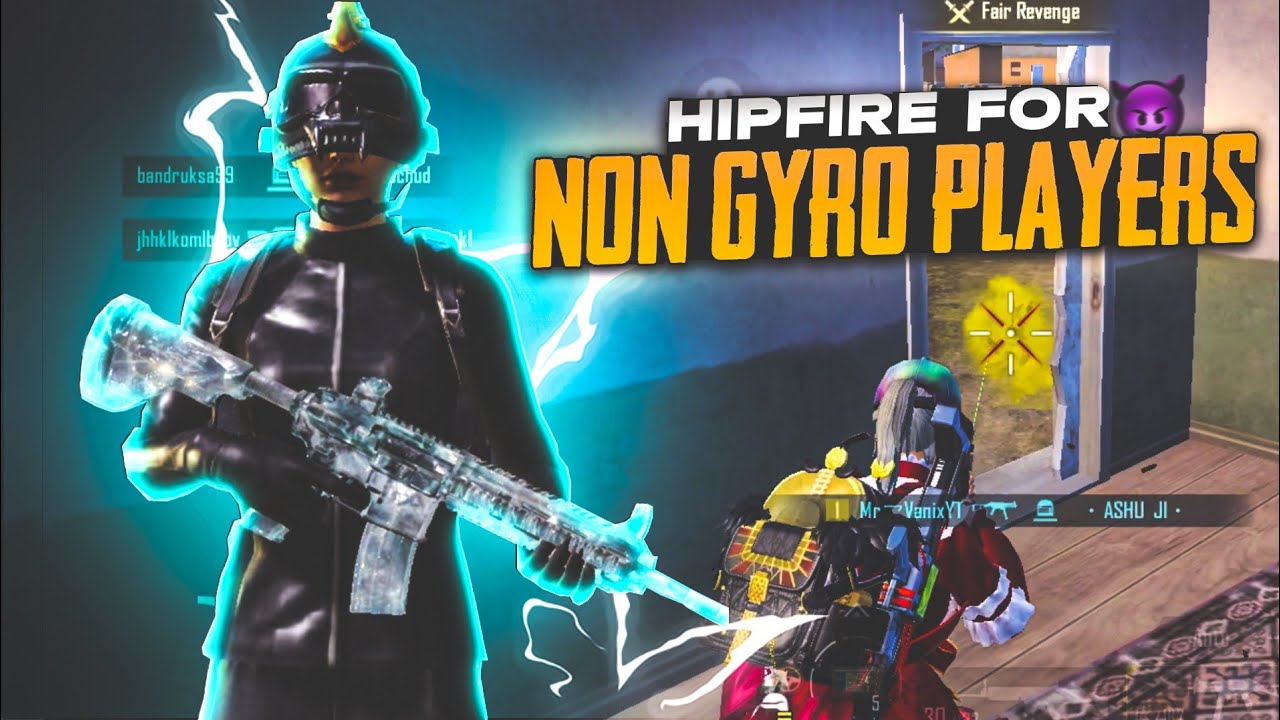 HOW TO IMPROVE HIPFIRE STABILITY & ACCURACY IN CLOSERANGE BGMI🔥Improve Hipfire For Non Gyro Players