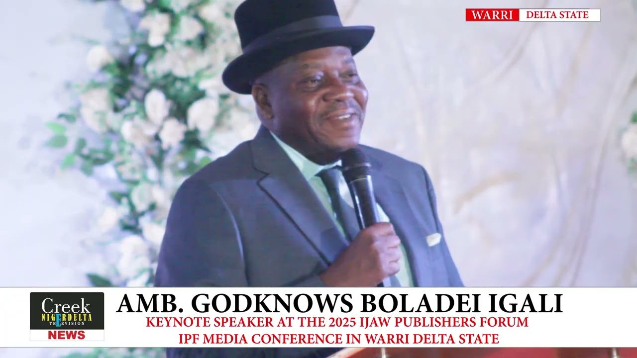 kpakamtv Upoload Amb. Godknows Boladei Igali @ IPF MEDIA CONFERENCE IN WARRI