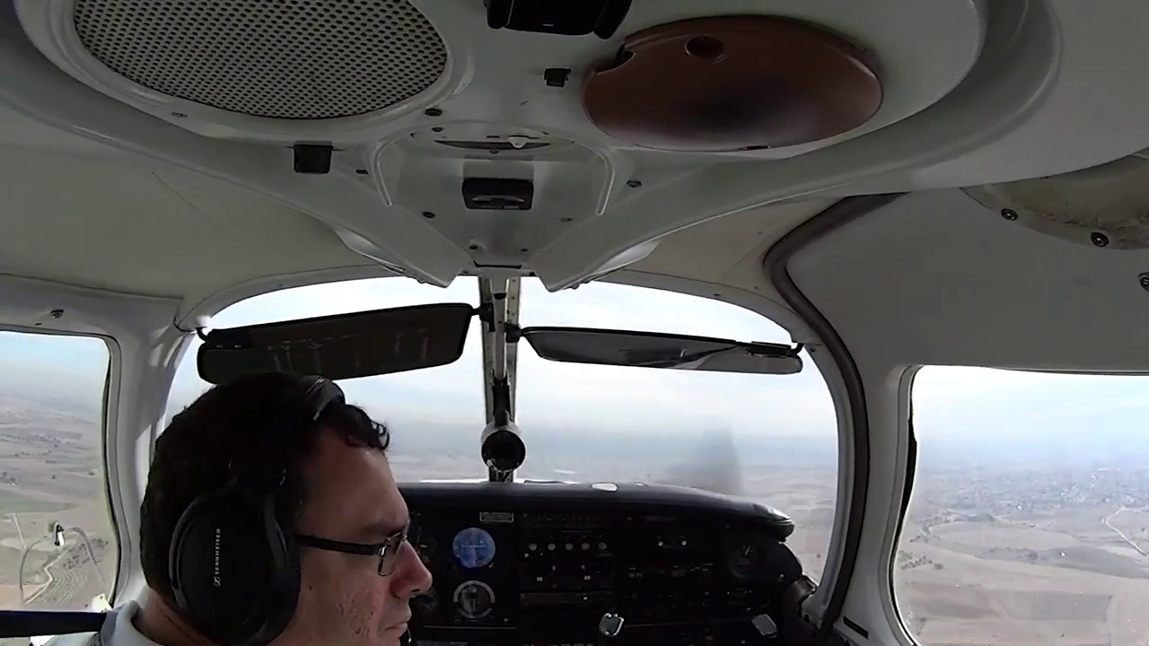 Tomas y despegues en Casarrubios (LEMT) con audio ATC 1/2