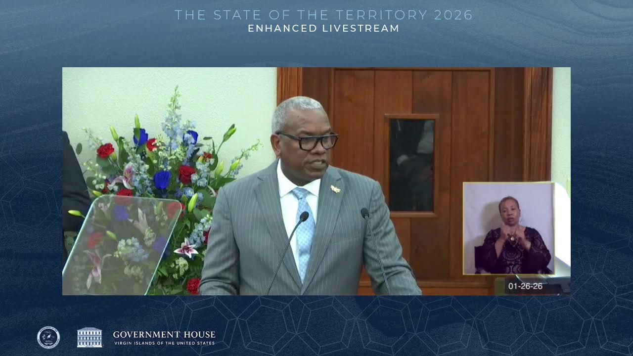 Tune In for Governor Albert Byan Jr.'s Final State of the Territory Address