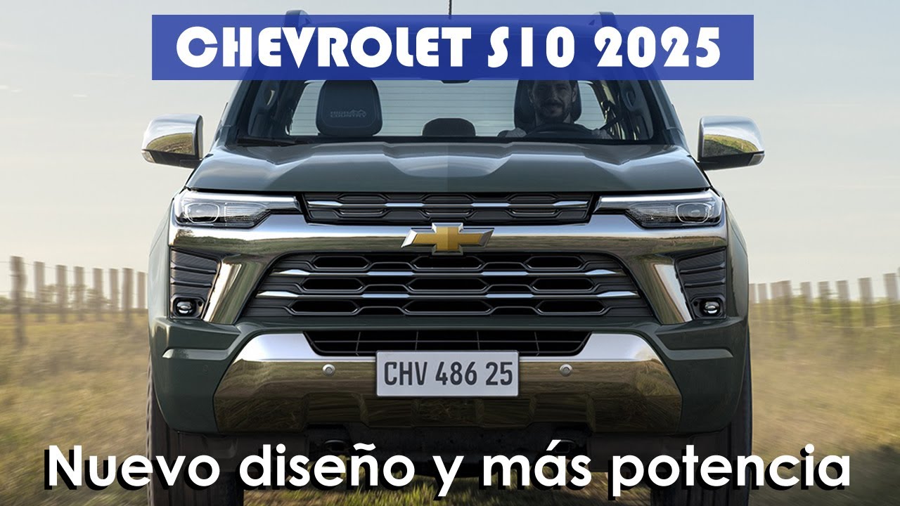 Nueva Chevrolet S10 2025 | Versiones, equipamiento, motor, nueva caja automática y todos los cambios