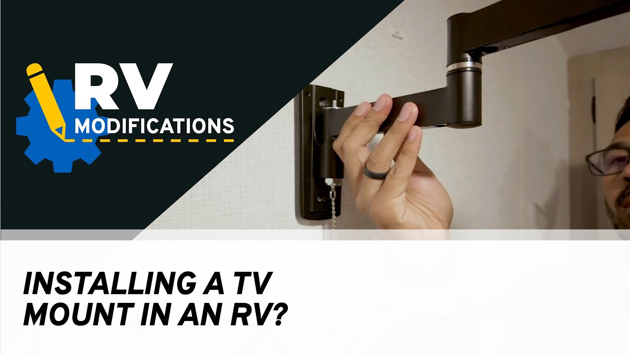 How To Install TV Mount in RV | RV Modifications
