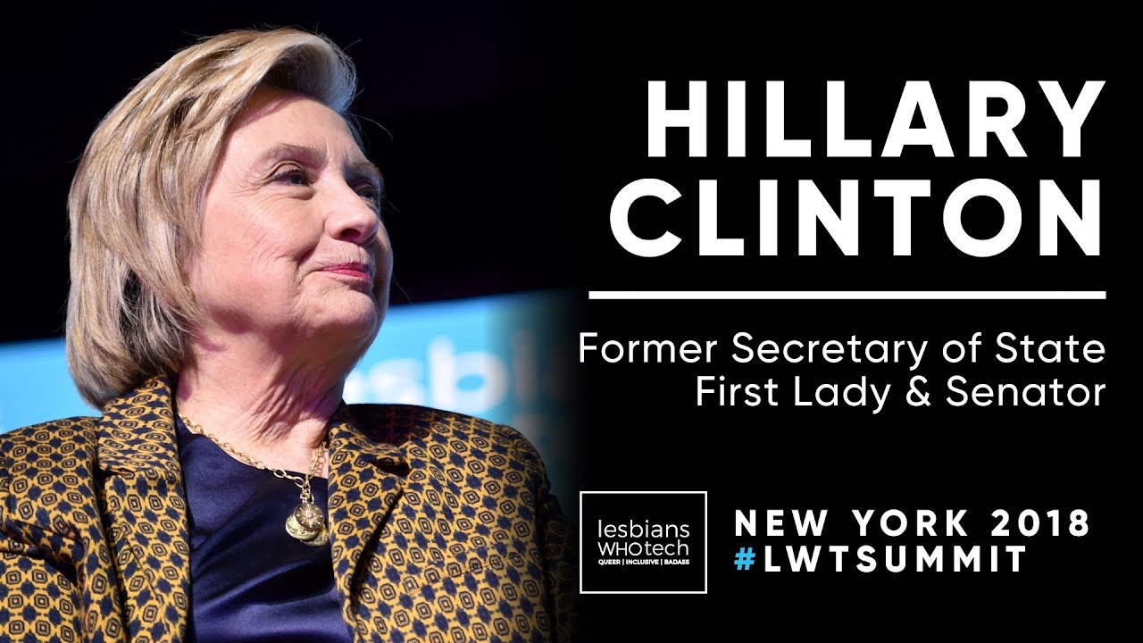 Hillary Clinton Interviewed by Leanne Pittsford, Lesbians Who Tech + Allies Founder & CEO