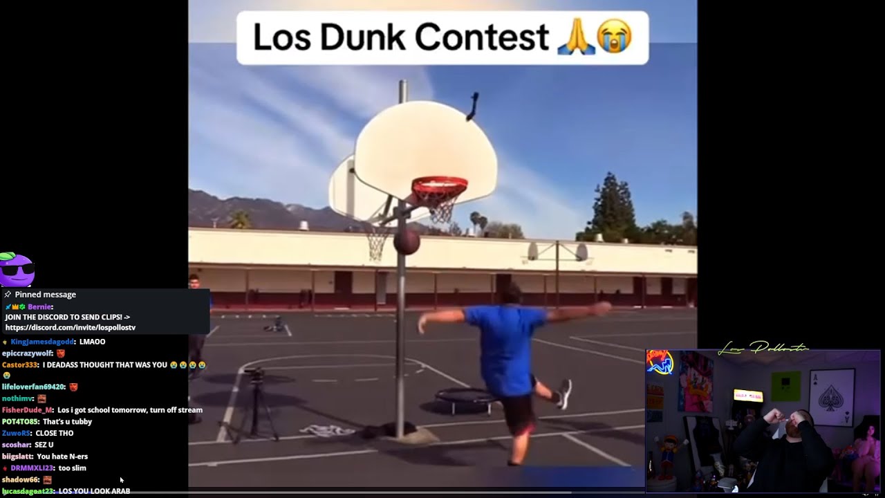 LosPollosTV gets trolled reacting to discord clips