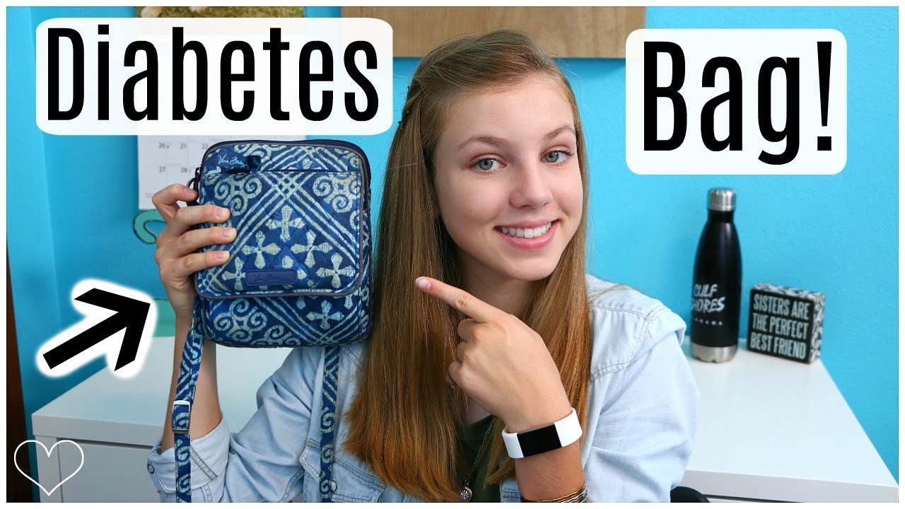 WHAT'S IN MY DIABETES BAG!! What To Carry When You Have Diabetes! | Laina Elyse