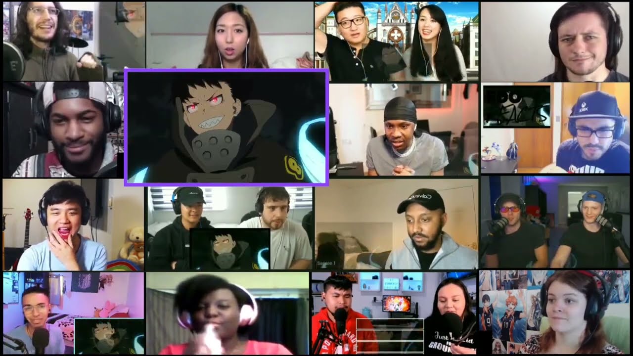 Fire Force Opening 1 | REACTION MASHUP