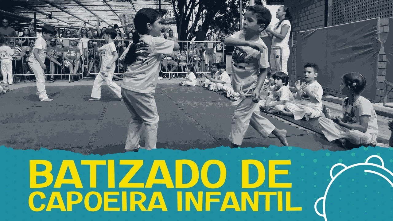 Batizado e troca de graduação infantil - Escola CTE Capoeiragem