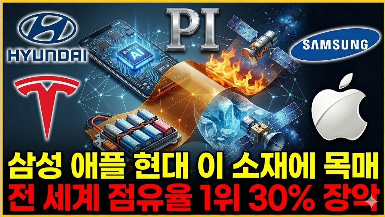 듀폰도 제친 최첨단 필름 외계 기술력 절대강자 한국 기업 PI첨단소재, 전 세계 시장 점유율 1위 30% 장악한 K-소재