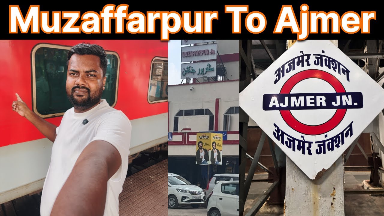 Porbandar Express 19270 | Muzaffarpur से Ajmer का शानदार सफर | Real Indian Train Journey Vlog 2025😍!