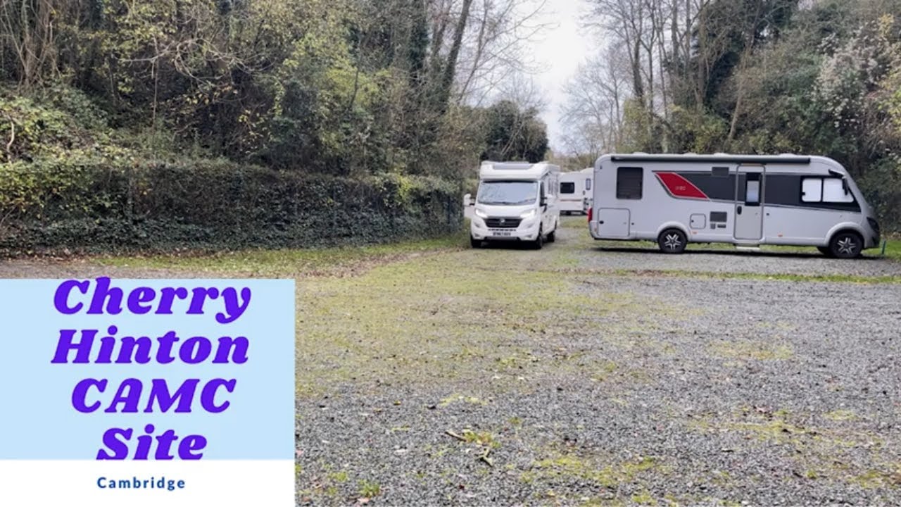 Arriving at Cherry Hinton CAMC site, Cambridge