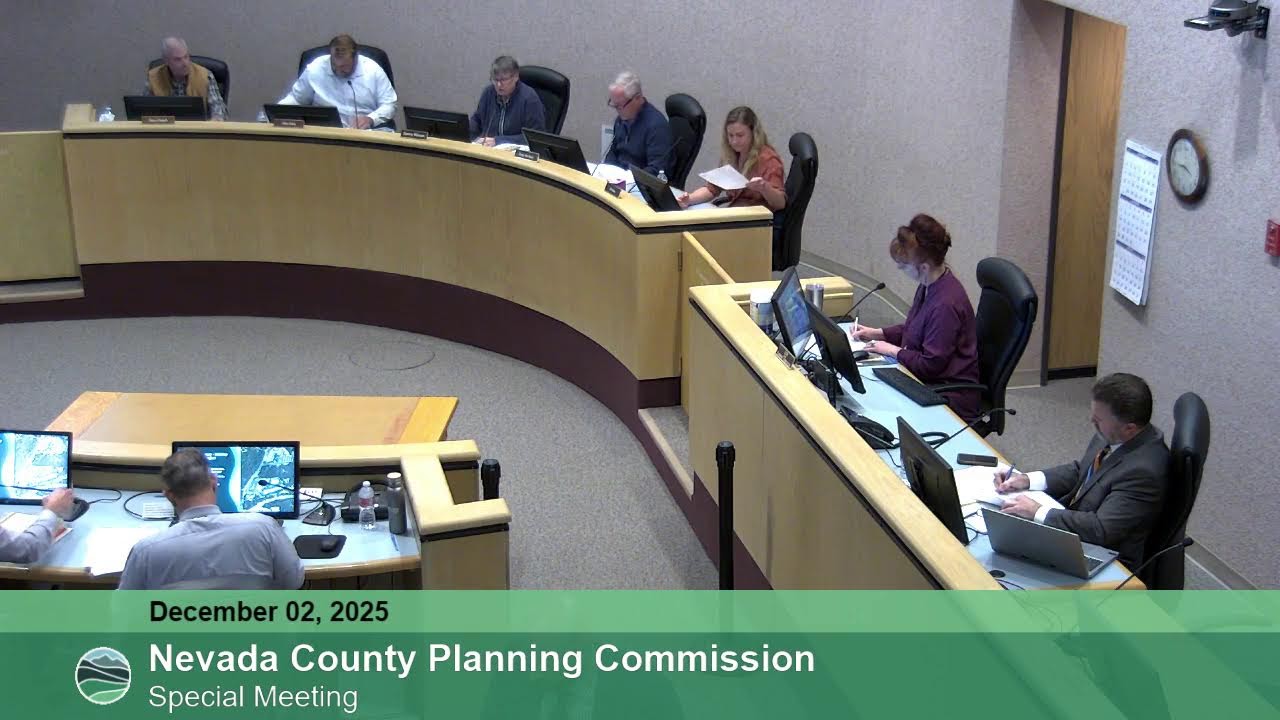 Nevada County Planning Commission Meeting December 2, 2025