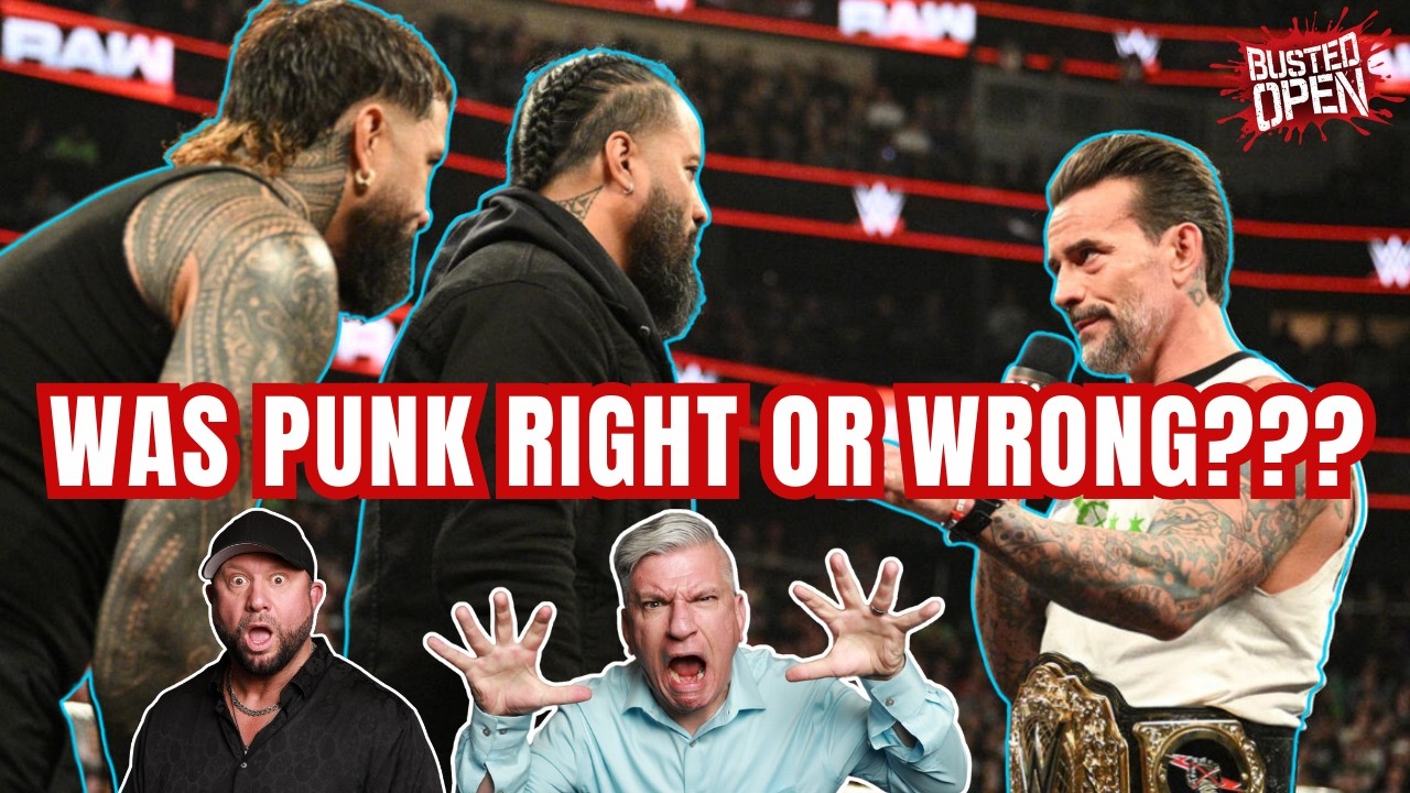 CM Punk GETS DROPPED by The Usos + Too Late for Roman Reigns Apology? | Busted Open