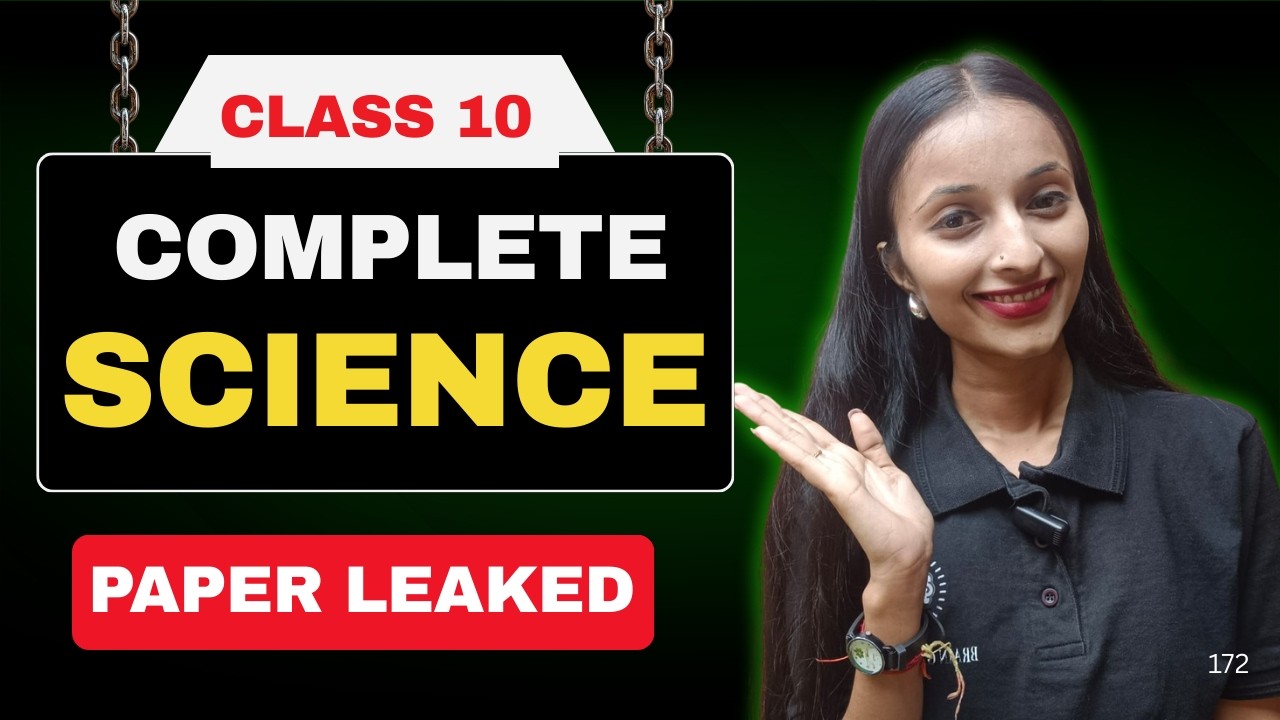 Complete Science Class 10  Full Syllabus One Shot | Physics Chemistry Biology Complete Revision |