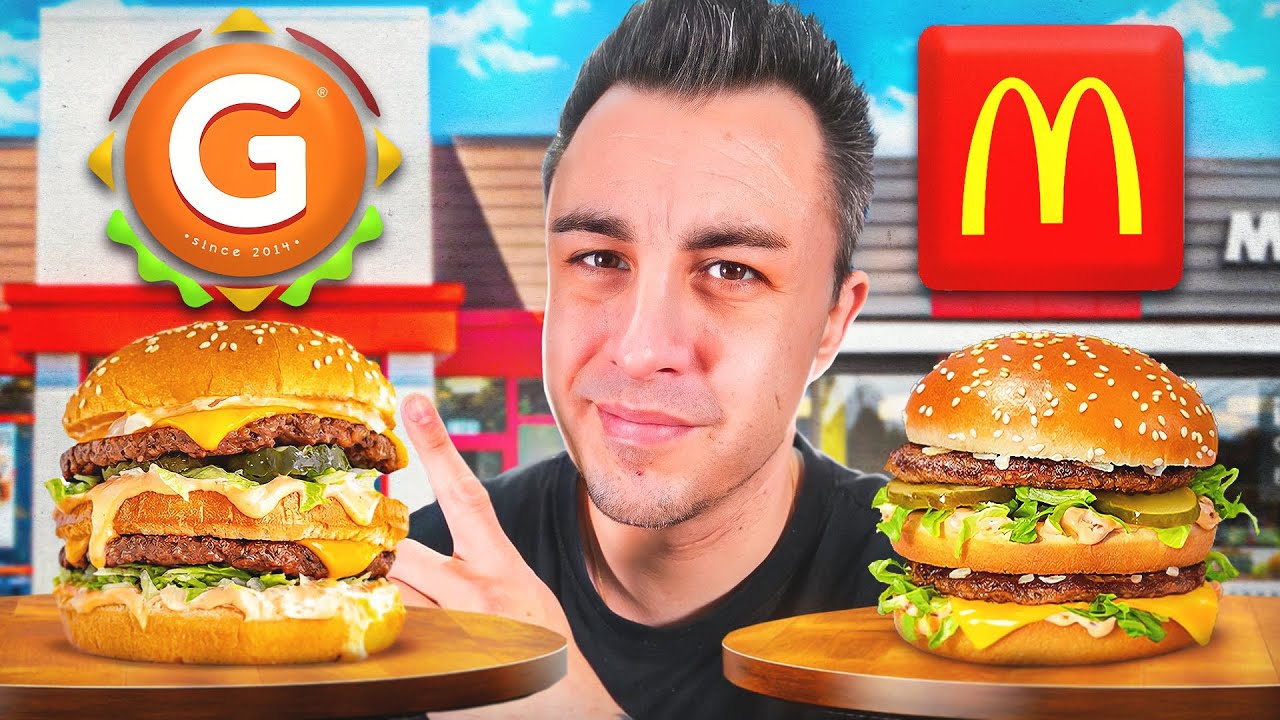 Je teste G LA DALLE le faux McDonald's !