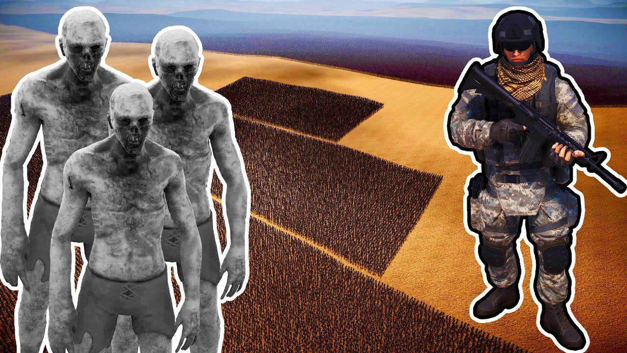 20 MILLION ZOMBIES vs 500,000 MODERN SOLDIERS | UEBS 2