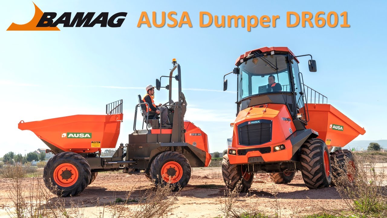 AUSA Dumper DR601 AHG - Drehsitz - si&egrave;ge pivotant - BAMAG Maschinen AG