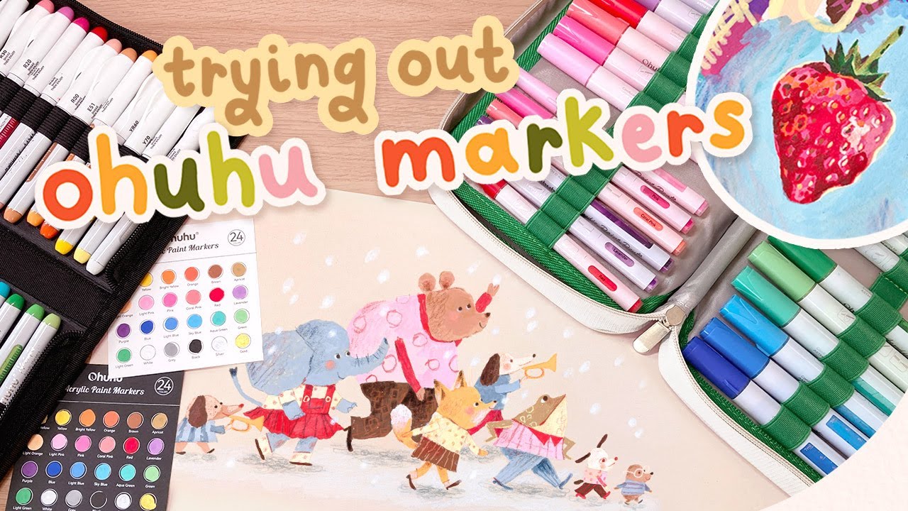 Testing out Ohuhu paint markers | First impressions!