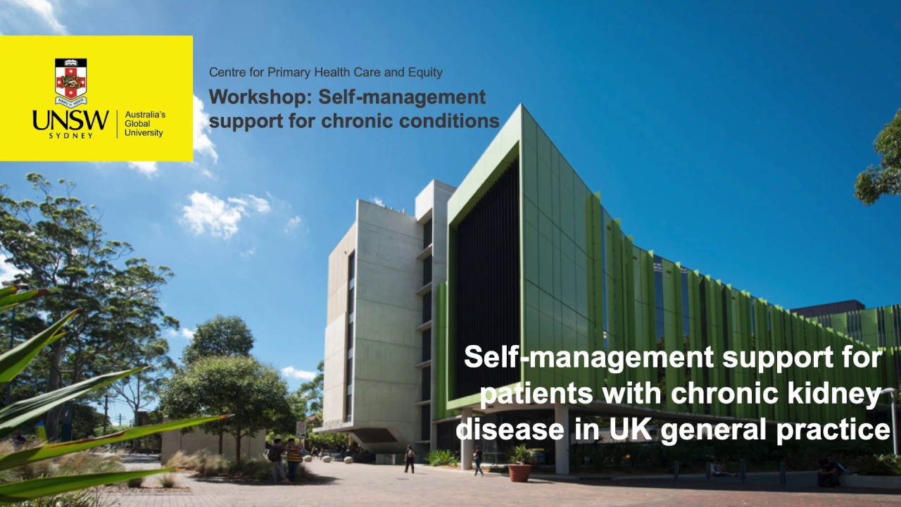 Self-management support for patients with chronic kidney disease in UK general practice