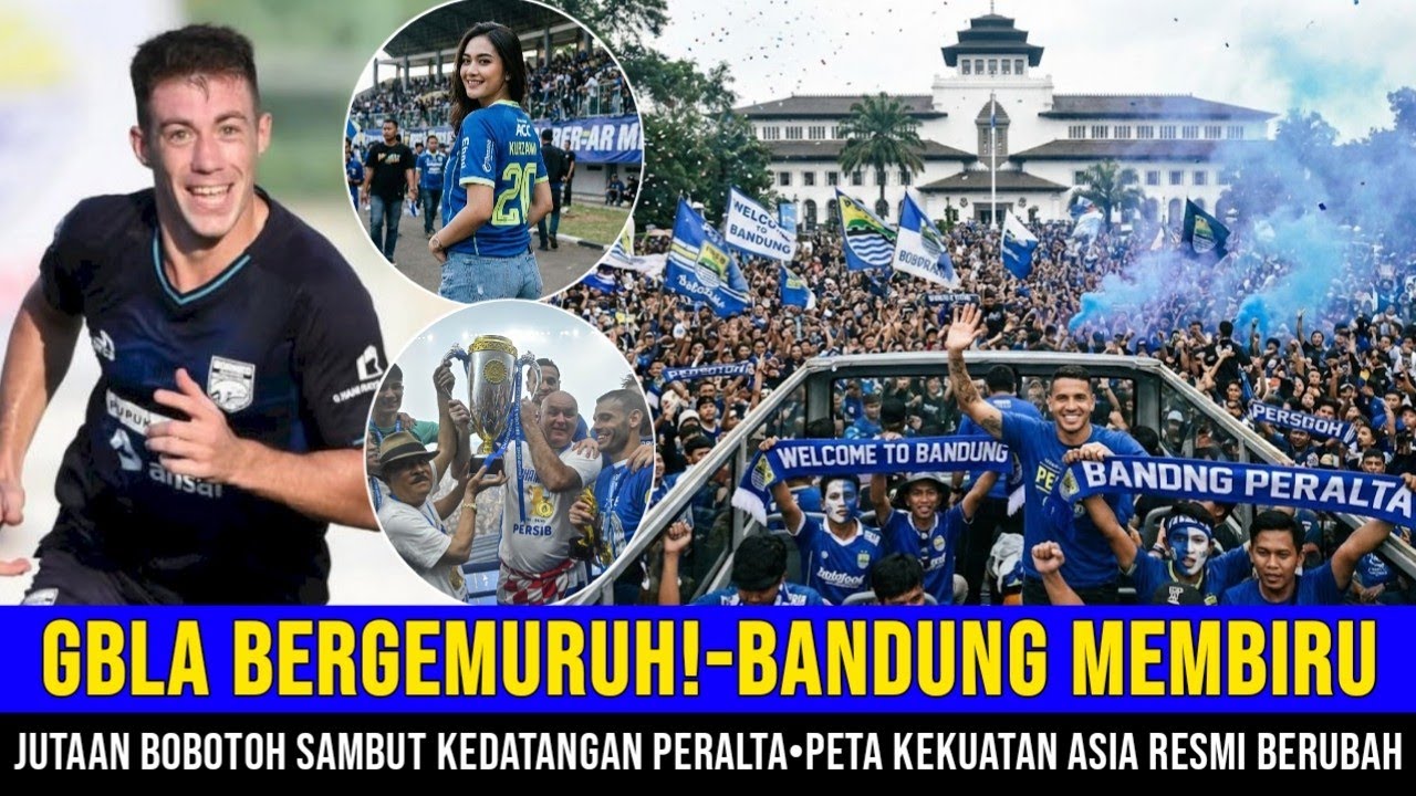 Tiba Tadi Sore! Bandung Membiru😱 Jutaan Bobotoh Sambut Kedatangan Mariano Peralta