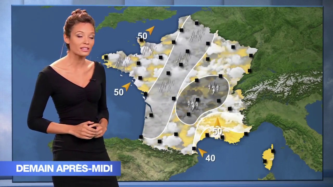 LA METEO et LA METEO DES PLAGES de GENNIFER DEMEY le 2017 07 21 sur M6