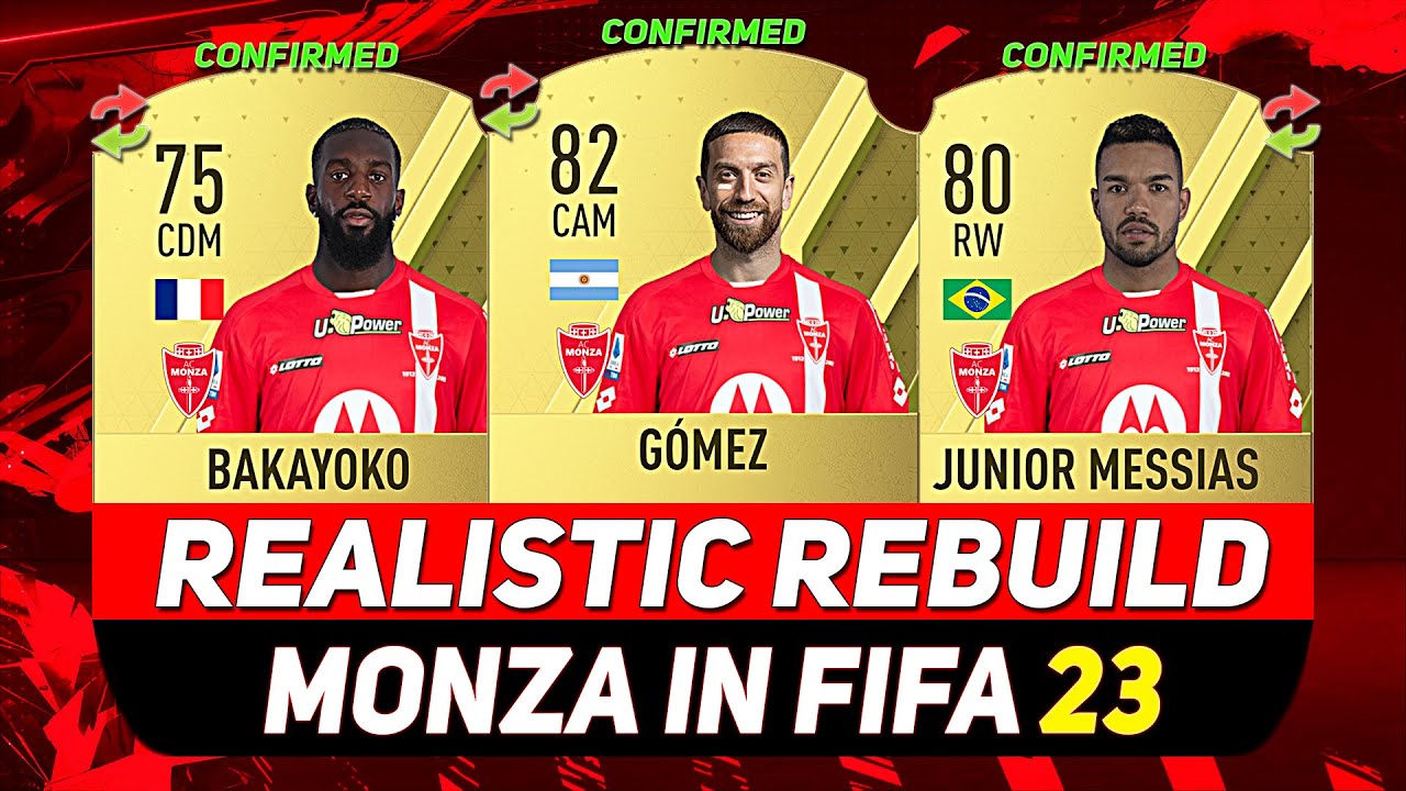 🏆MONZA REALISTIC REBUILD IN FIFA 23 CAREER MODE! ft. GÓMEZ, BAKAYOKO, MESSIAS...etc