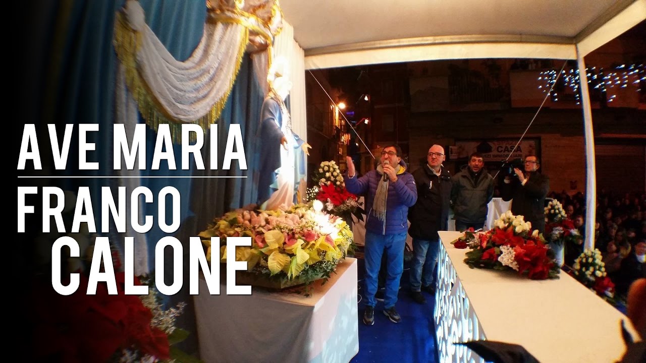 Ave Maria | Franco Calone | Festa dell'Immacolata 2016 (Via Regina Margherita)