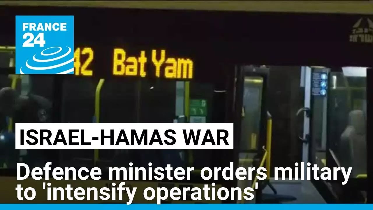 Defence minister orders military to 'intensify operations' after bus blasts &bull; FRANCE 24 English