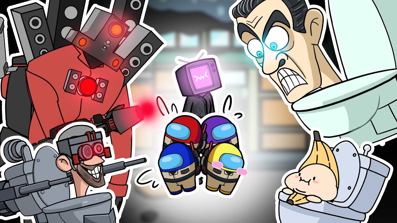 SKIBIDI TOILET vs GHOSTBUSTERS ALL EPISODES I Among us animation