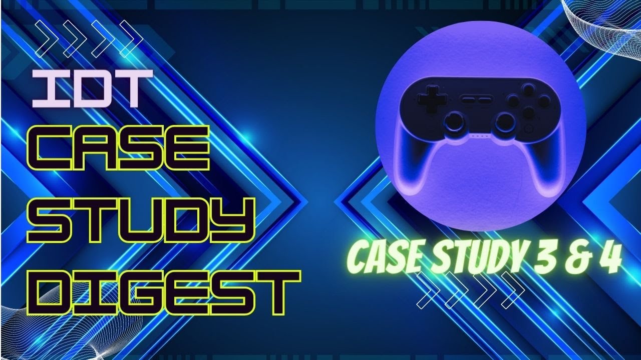 IDT Case Study Digest Series | Case Study 3 & 4| ICAI