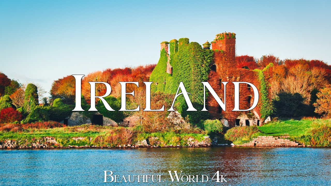 IRELAND 4K &ndash; A Serene Journey Through Emerald Valleys and Amber Woods &ndash; Piano Music