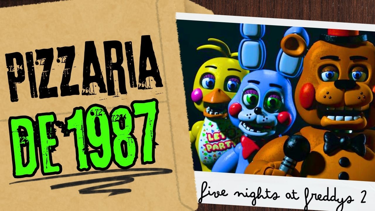 📜A EXPLICAÇÃO da LORE DE FIVE NIGHTS AT FREDDYS 2! ANIMATRÔNICOS NOVOS e ANTIGOS!