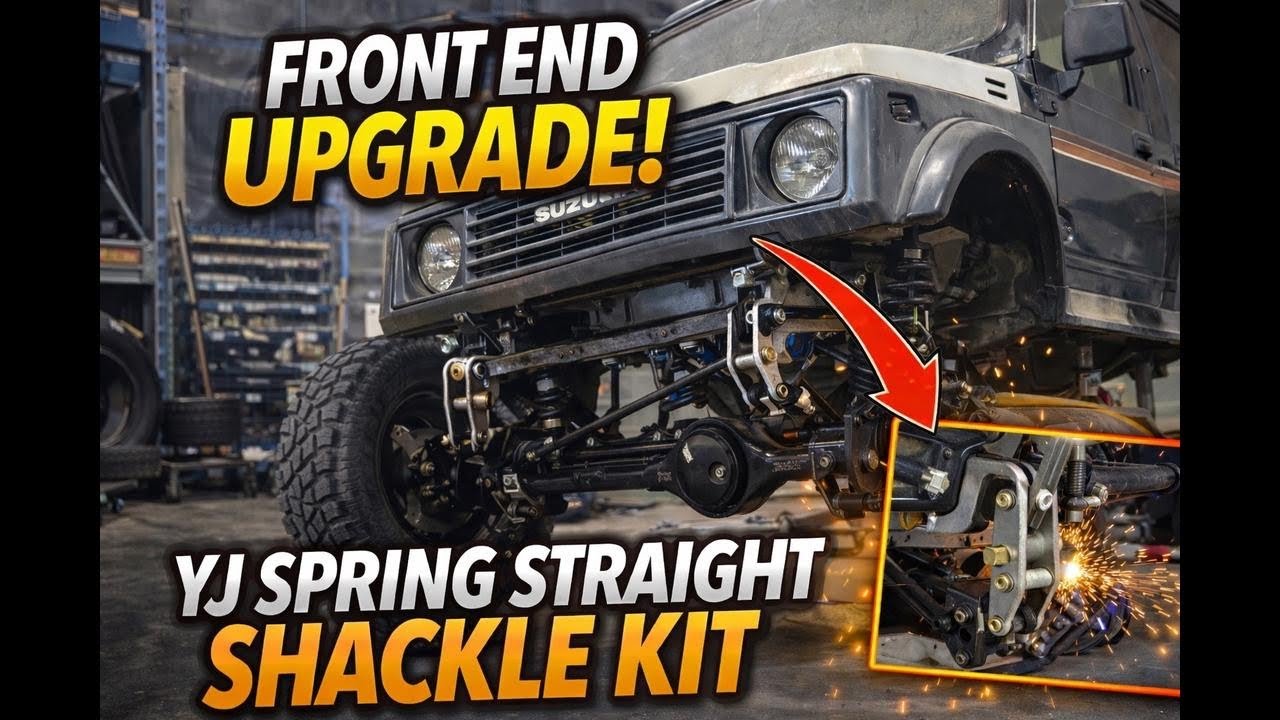 Suzuki Samurai YJ Springs single shackle setup I designed