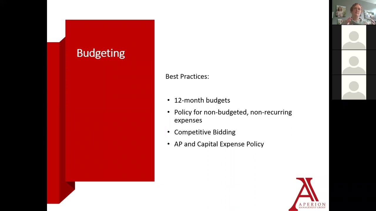 HOA Board Training: Financial Basics