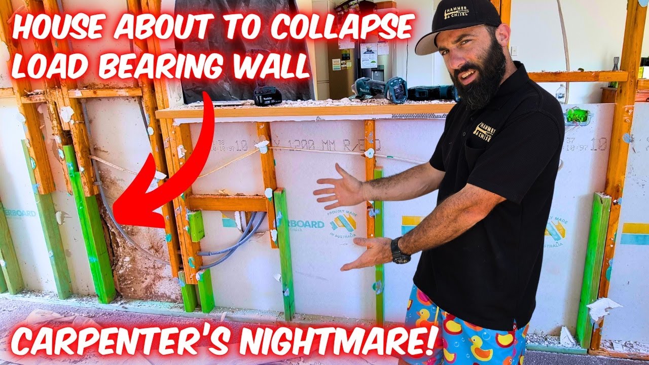 Carpenter's Nightmare! | House About To Collapse Load Bearing Wall