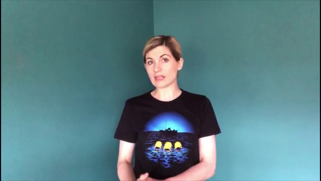 Jodie Whittaker supports Geeky T-Shirt Day 2020 #Maythe4thBeWithCHAS