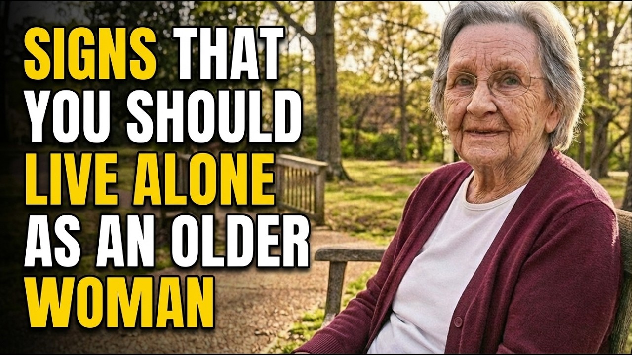 12 Signs That You Should Live Alone As An Older Woman