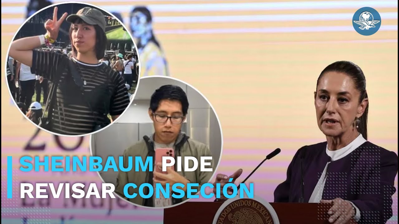 Sheinbaum reacciona a tragedia del Festival Axe Ceremonia en el Parque Bicentenario