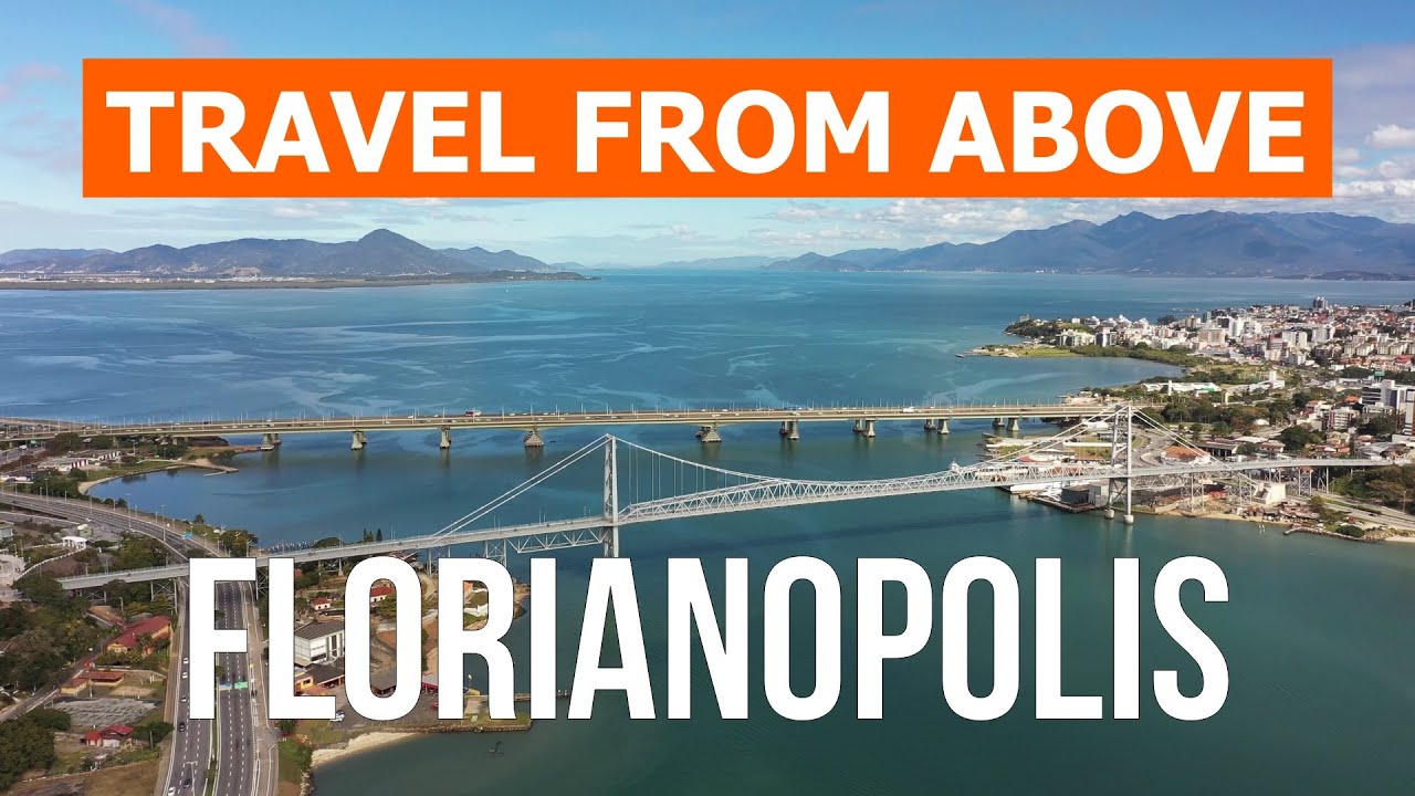 Florianopolis from drone | 4k video | Brazil, Florianopolis from above