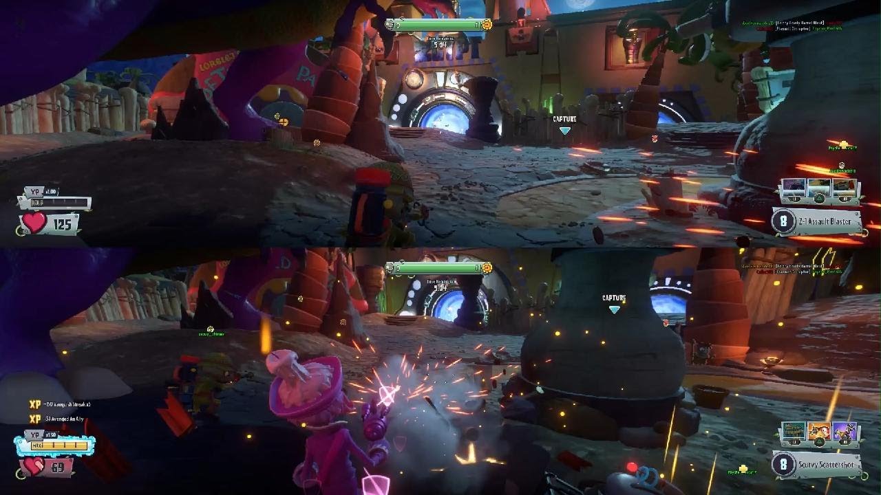 Plants vs Zombies GW2 Absorción de Territorios #10 (modo 2 jugadores)