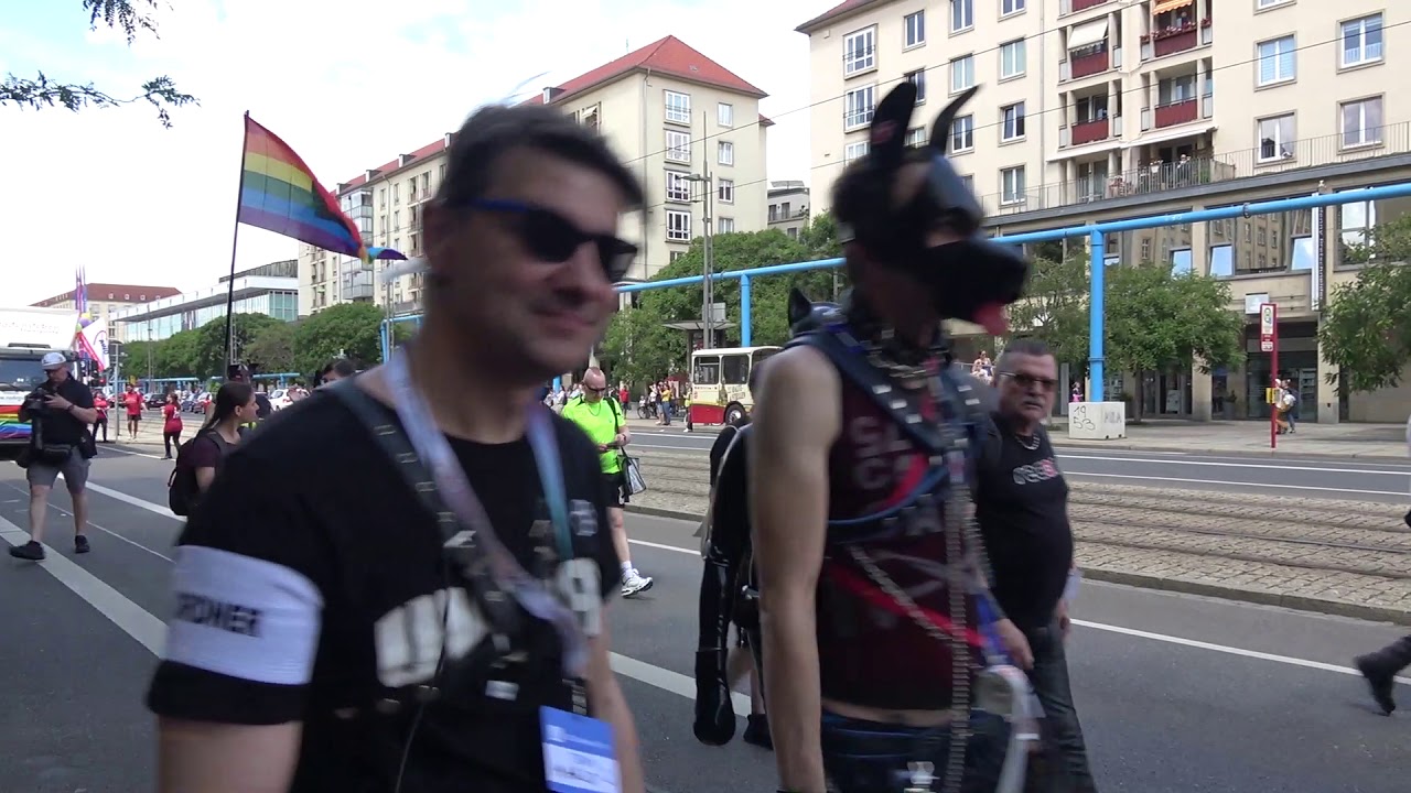 CSD Dresden 2019 - Leather guys and Puppies on Dresden Pride 2019