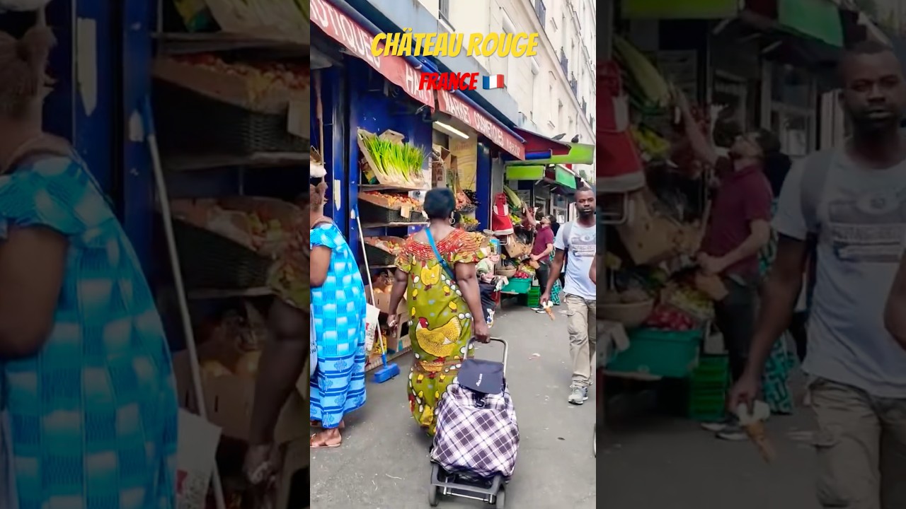 🇫🇷 Walking from Chateau Rouge to Gare du Nord - Paris France