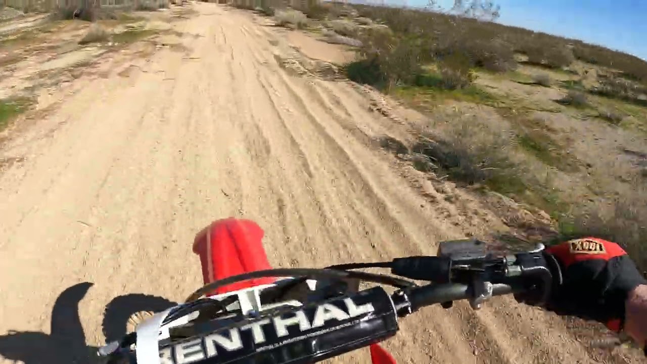 Honda CRF 450R Mojave Desert Ride 2/08/26 2