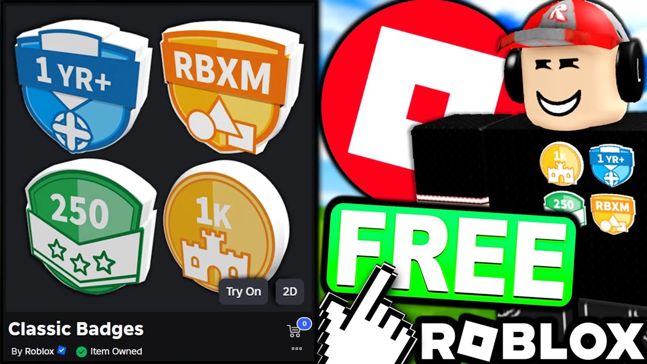 ROBLOX Turned Our Badges Into ACCESSORIES!!! (HOW TO GET THEM)