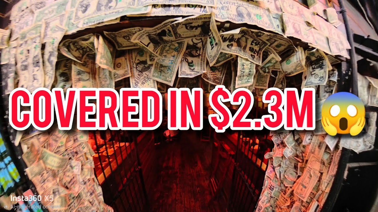 This Restaurant’s Walls and Ceiling Are Covered in $2.3Million One-Dollar Bills😱|McGuire’s Irish Pub
